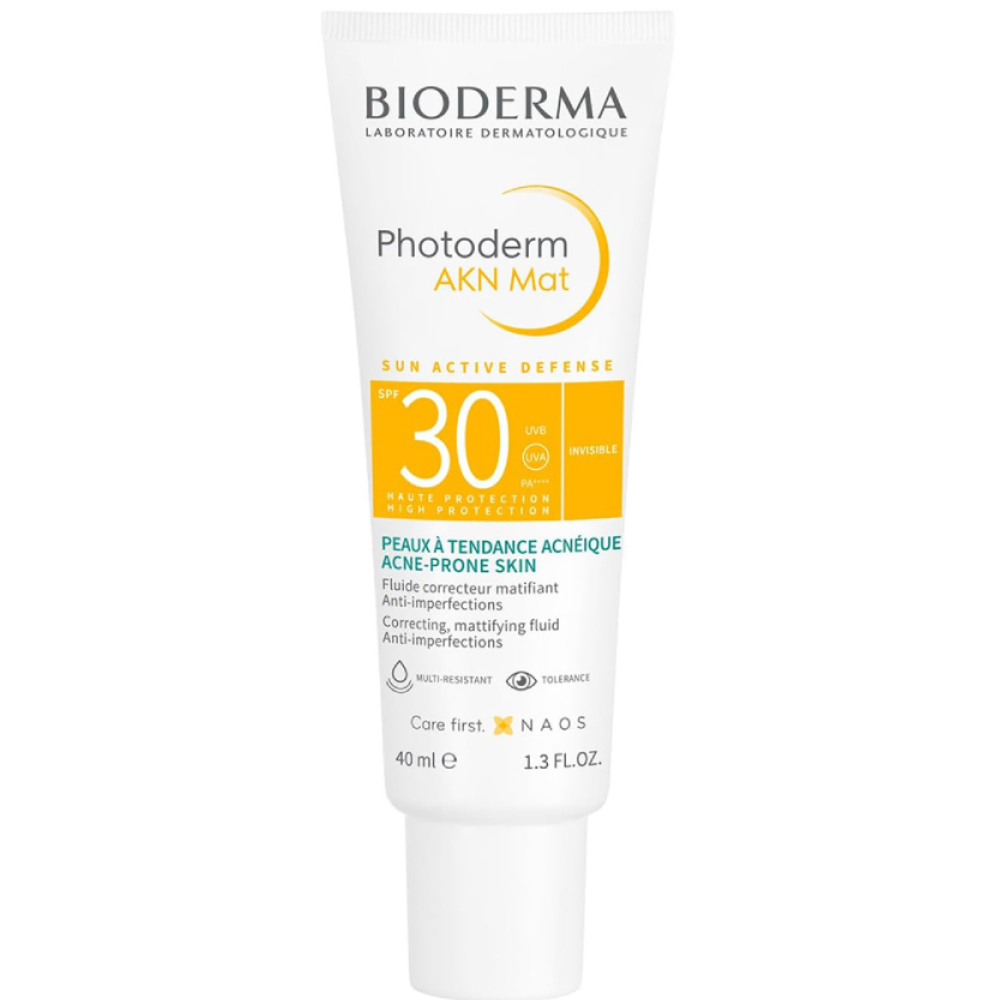 بایودرما کرم ضدافتاب اکنه مت spf 30
