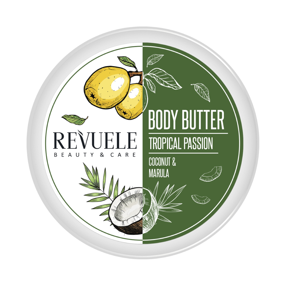 Revuele  کره بدن coconut and marula