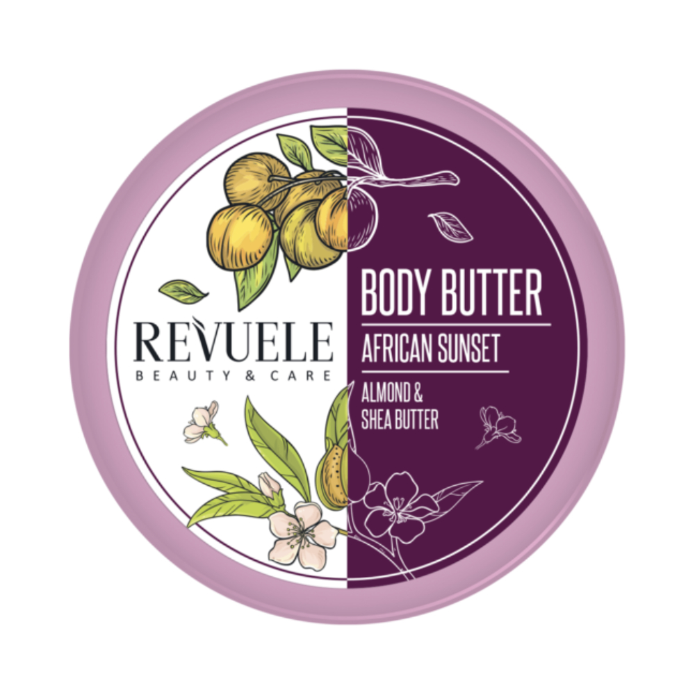 Revuele  کره بدن almond and shea butter